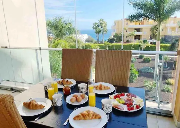 Elegant Colonial Style Ocean View Golf Del Sur San Miguel de Abona